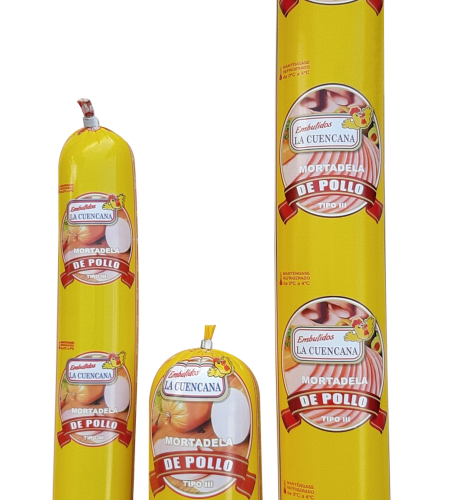 mortadela de pollo 3 modelos